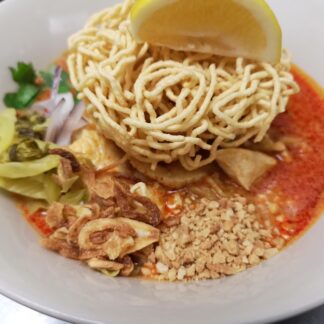 Khao Soi Noodles tray