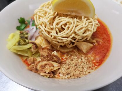 Khao Soi Noodles tray