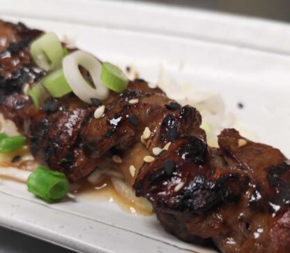 Grilled Marinated Chicken Liver