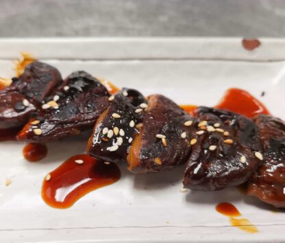 Grilled Mushrooms with Teriyaki Sauce