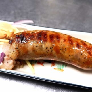 Pork belly, Rice & Herb Sausage